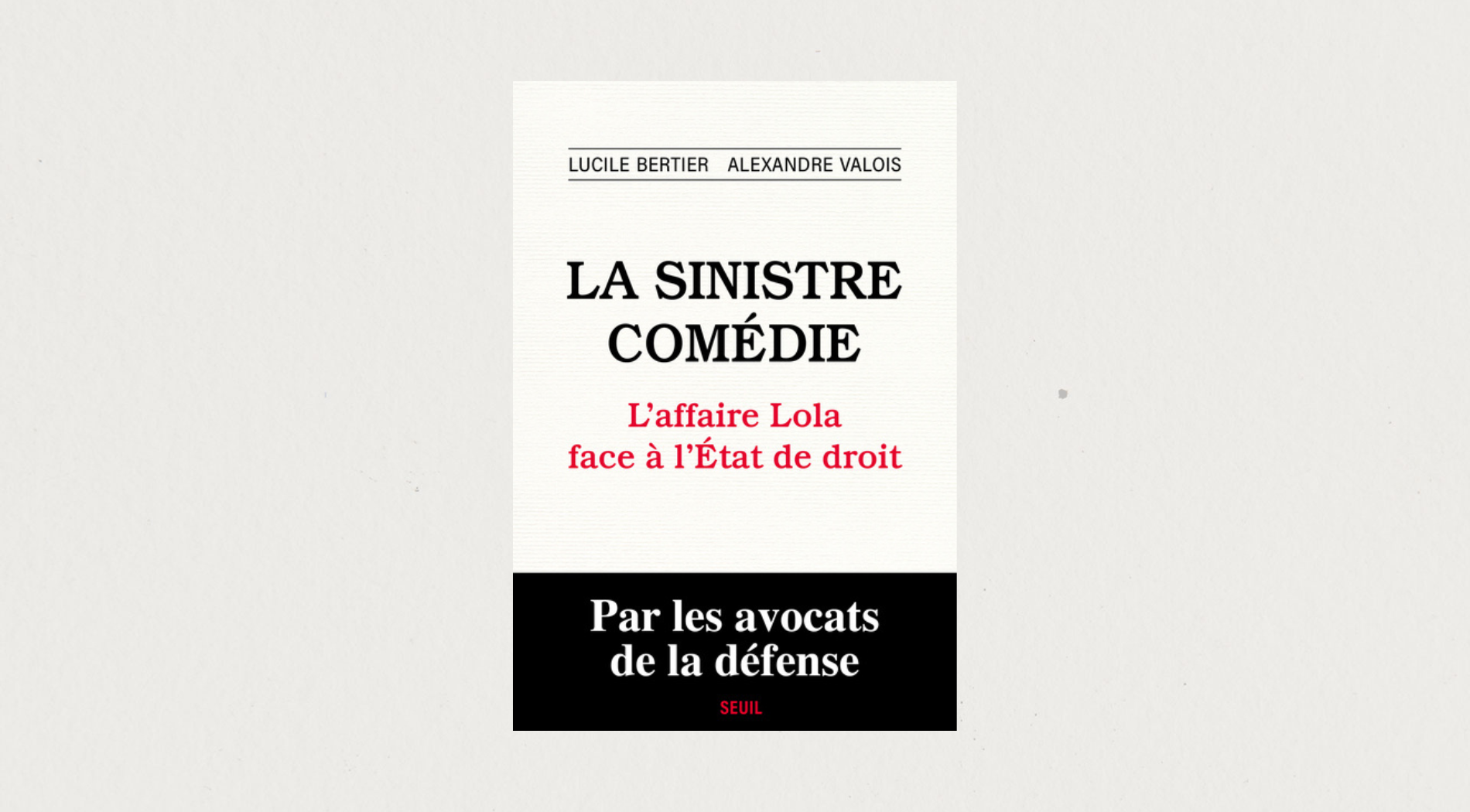 Illustration de l'article  La sinistre comédie : L'affaire Lola face à l’État de droit